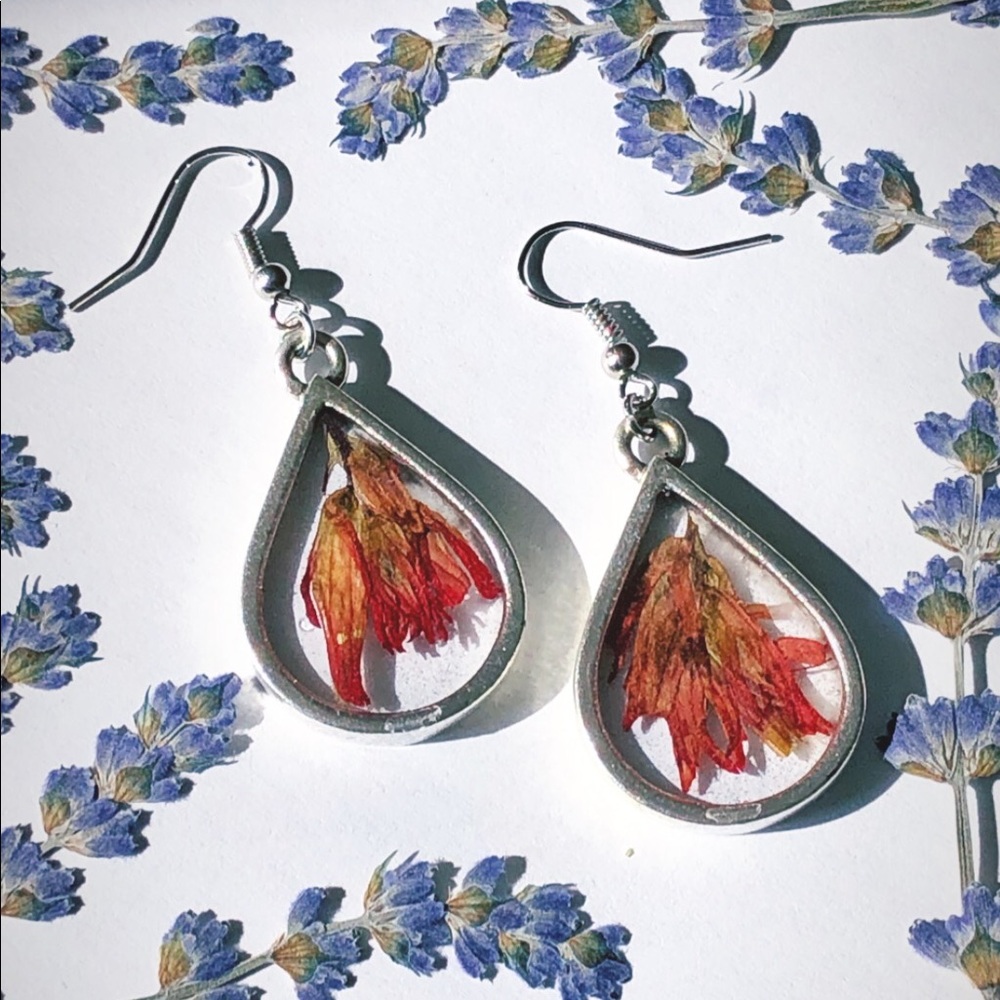 Avens Flower Earrings